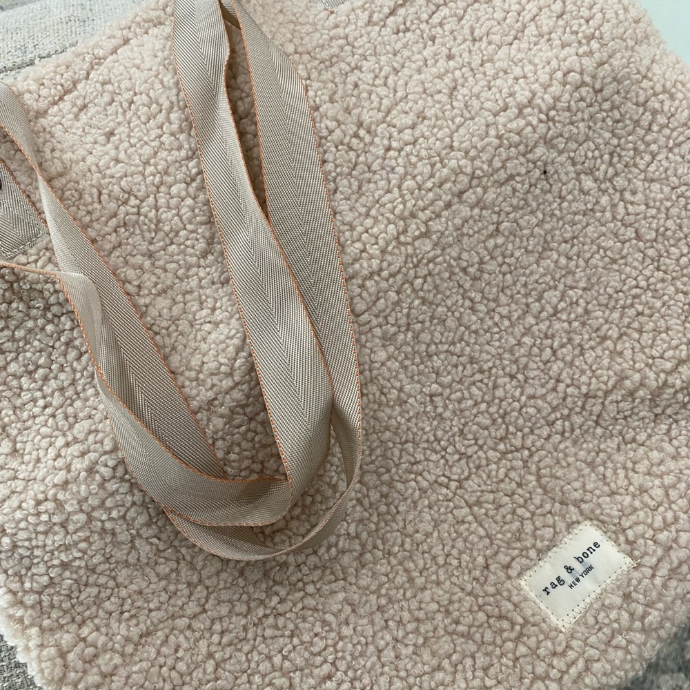 Rag & Bone Pink Sherpa Tote